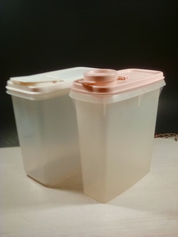 2 Tupperware Small Storage Containers With Lids 