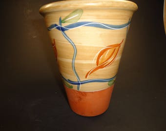 pottery vase made in Portugal