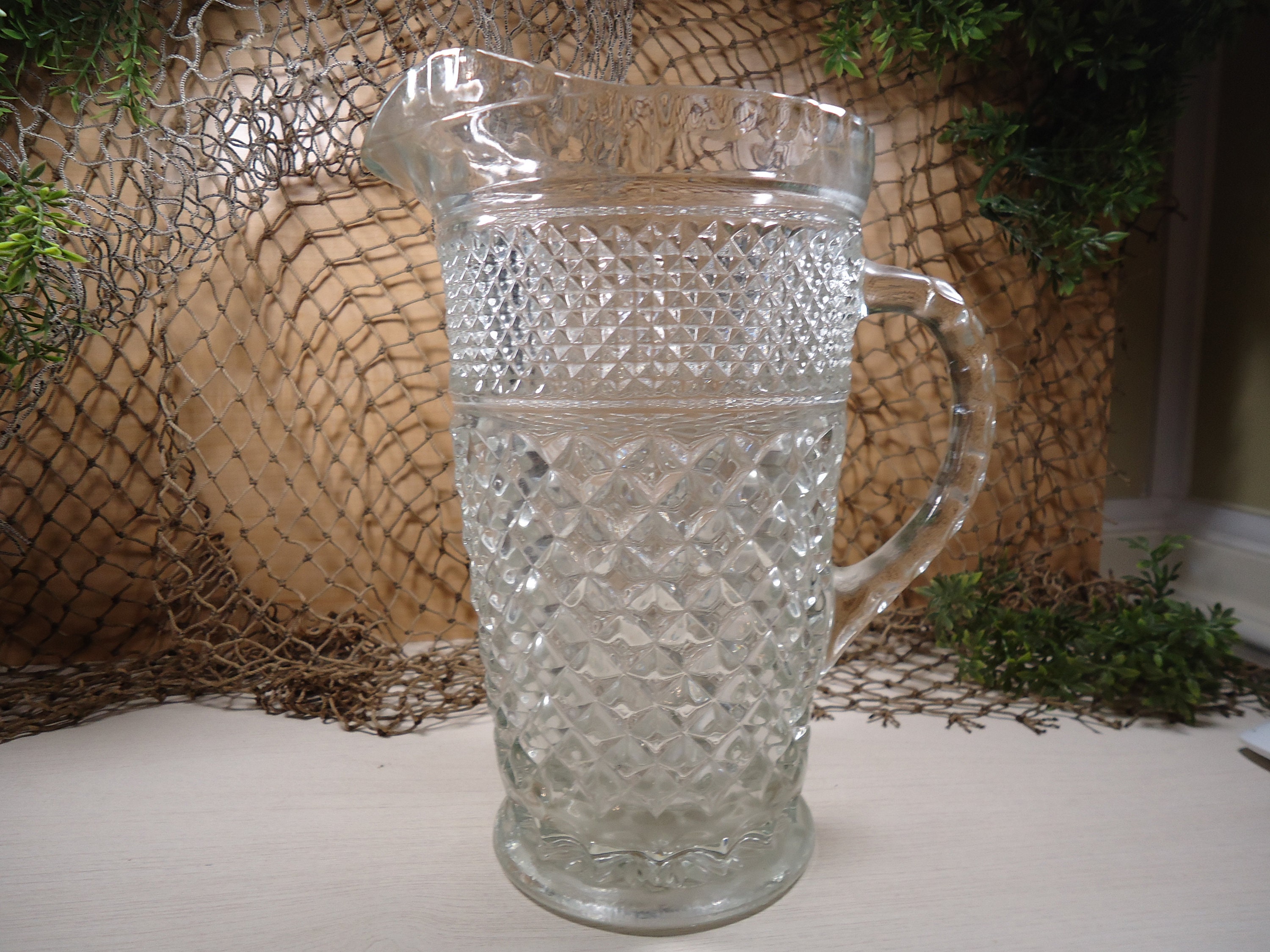 Wexford Lead Crystal Pitcher With Handle Etsy Australia