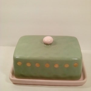 Double size  covered butter dish