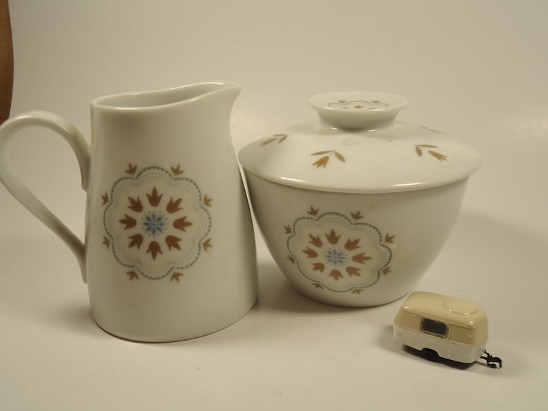 Noritake china Linfield 112 1 sugar bowl with lid 1 creamer