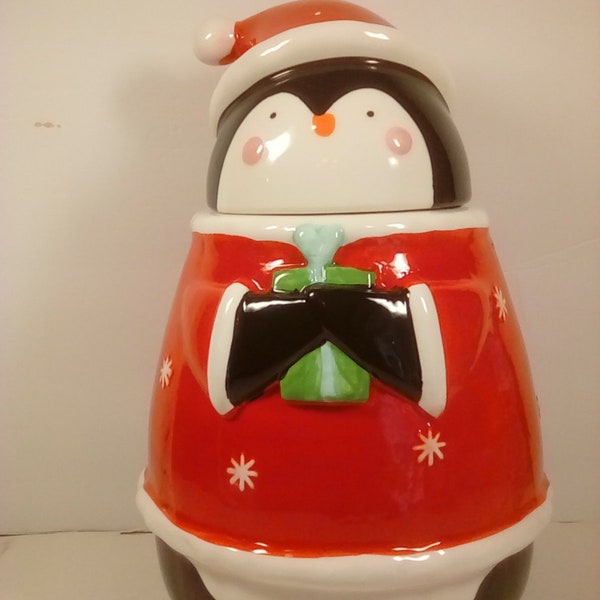 Penguin Cookie Jar - Etsy