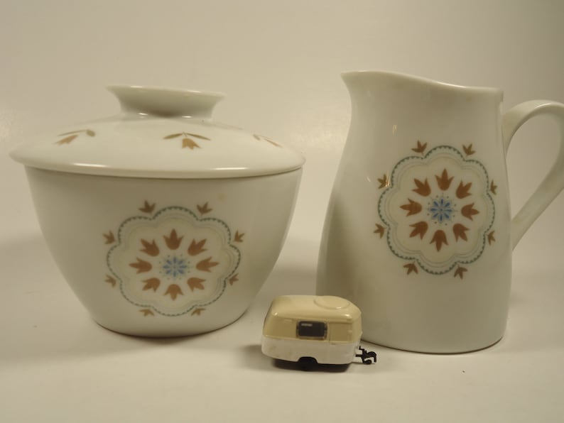 Noritake china Linfield 112 1 sugar bowl with lid 1 creamer