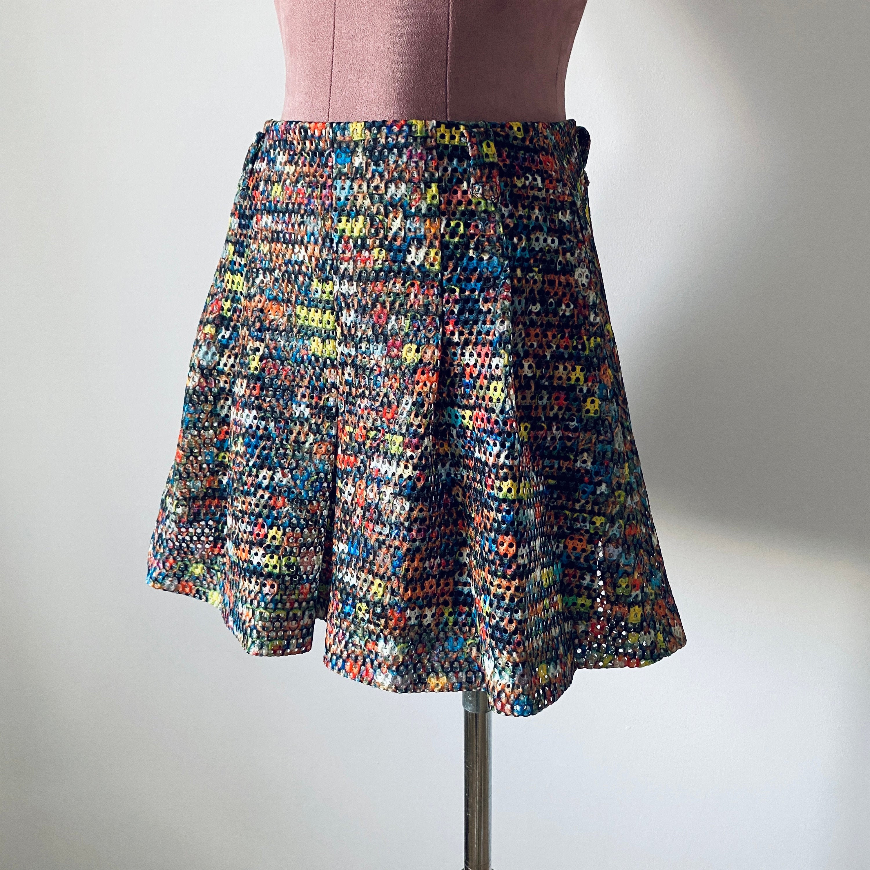 Oasis multicoloured tweed 2025 mini skirt
