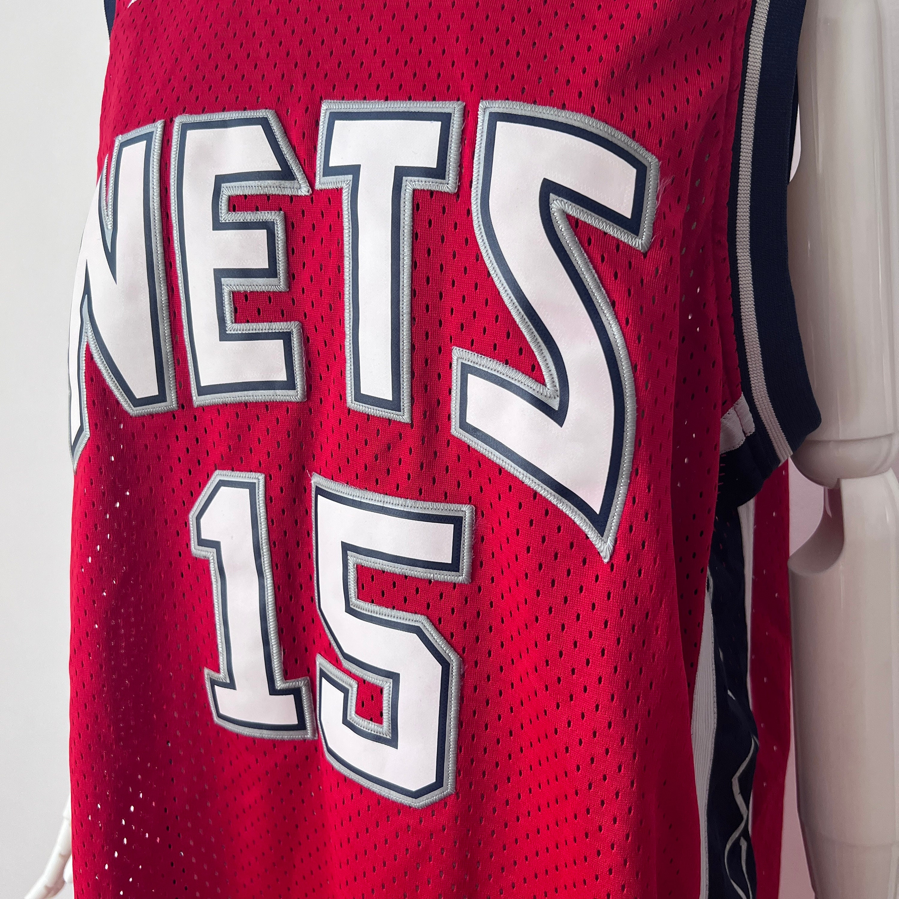 Vintage Reebok Vince Carter New Jersey Nets NBA Basketball Jersey YOUTH XL