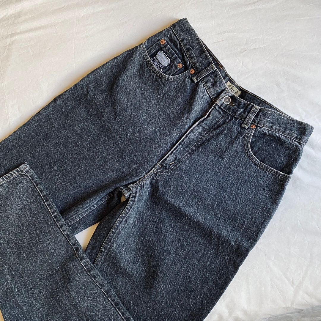 Rare Vintage Levis 726 High Waist Unisex Jeans / Silver Tag 32 - Etsy