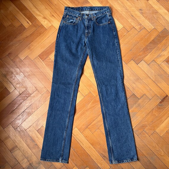 Vintage LEVIS 595 Women High Waist Washed Blue Jeans | Etsy