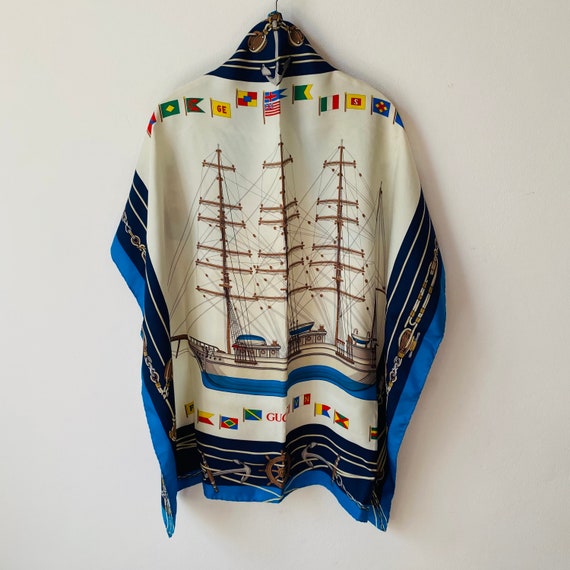 Vintage GUCCI - Authentic Silk Scarf