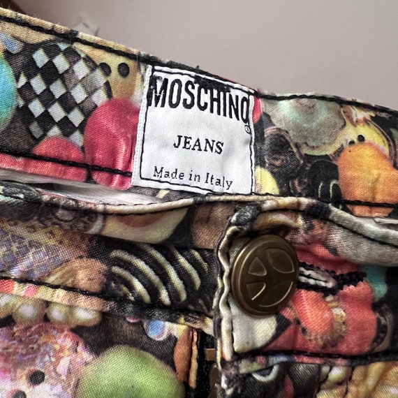 Moschino Jeans - Rare Vintage 1990s High Waist Bu… - image 3