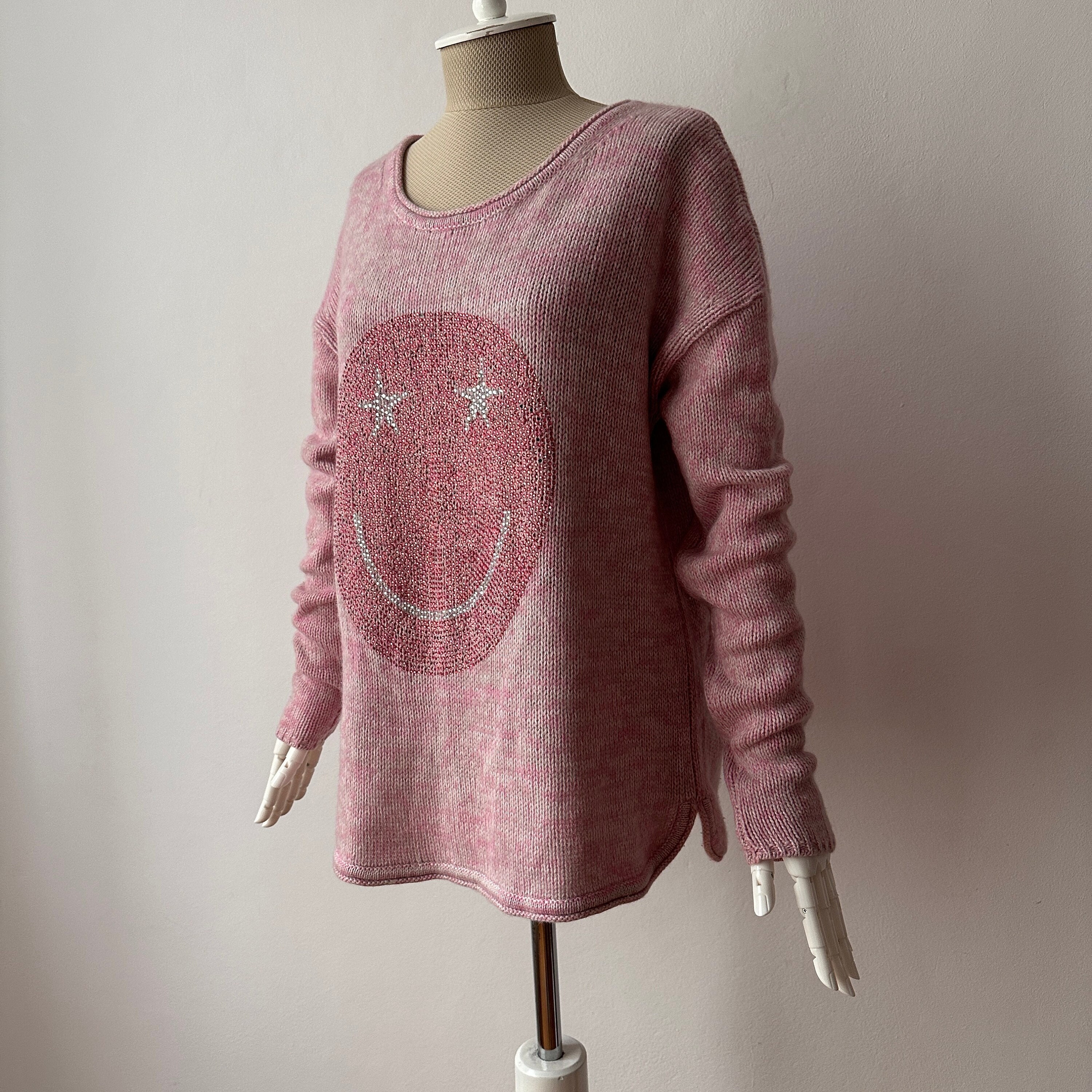 Rosa von Schmaus 100% Pure Cashmere Women's Knit Pink Sweater