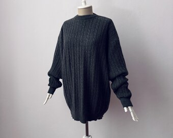 GOLD PURE CASHMERE CREWNECK KNIT：GL90200 Vintage - 100% Pure