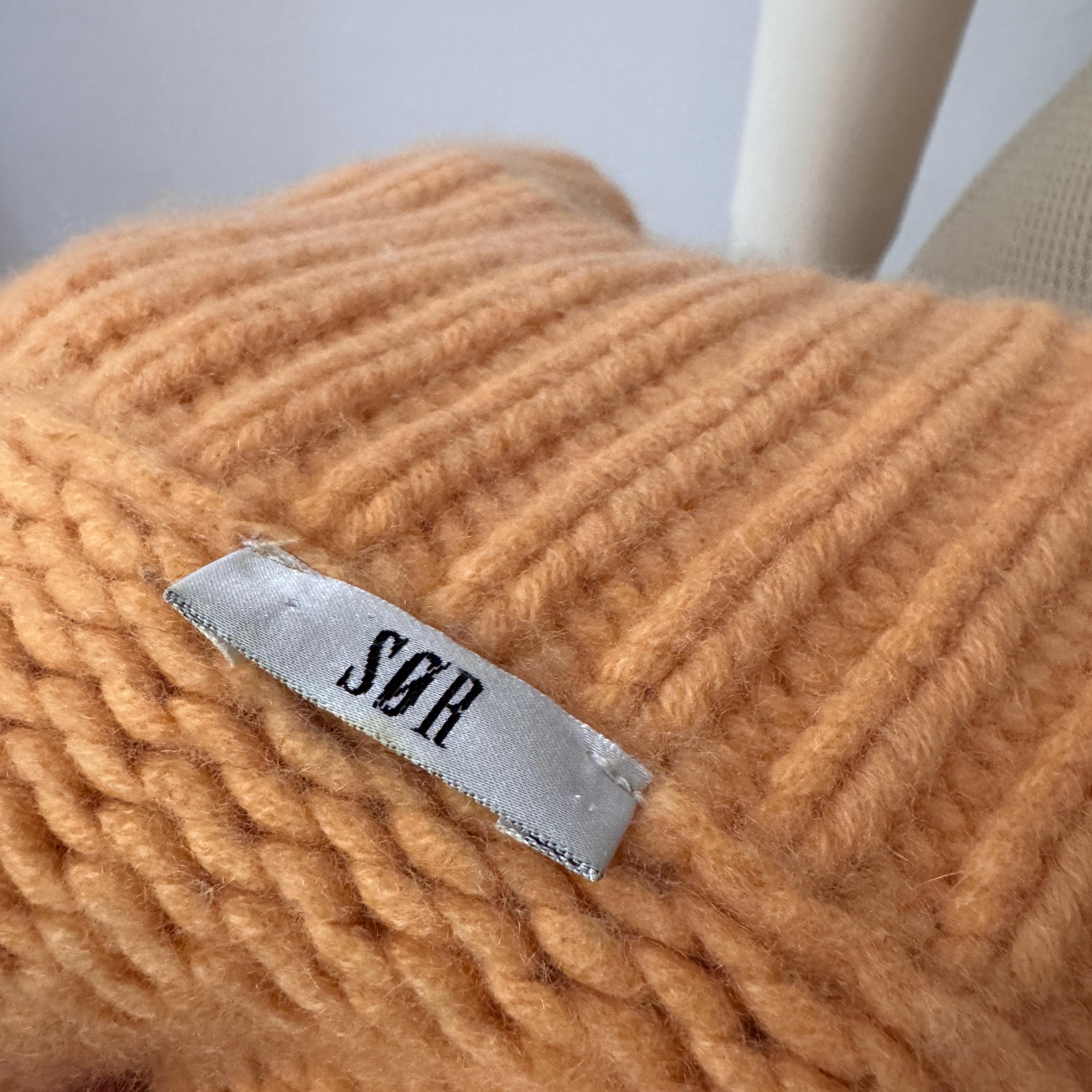 100% reines Kaschmir Grobstrick-Cardigan-Jacke für Damen