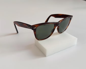Vintage Ray-ban (B&L) Sunglasses Wayfarer II Brown Tortoise Havana-Green US