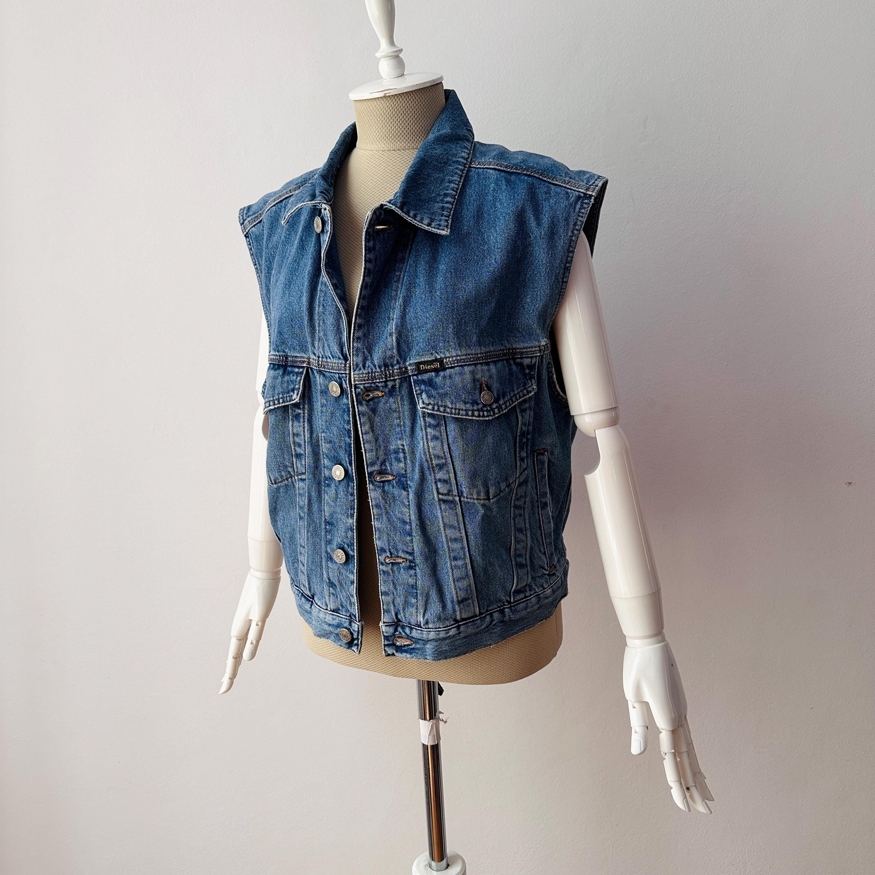 DIESEL ベスト　フリーサイズ　ヴィンテージ　レザー ワイツーレザー PV-05 VINTAGE HORSE LIGHT ZIP VEST