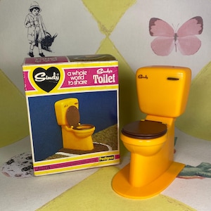Sindy-poppentoilet | Stamboom Sindy Home Decor | Vintage stamboom Sindy toilet | Ref. Nr. 44551 |