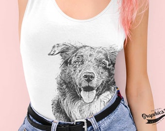 dog personalized tank, dog mom shirt, custom dog shirt, pet lovers gifts