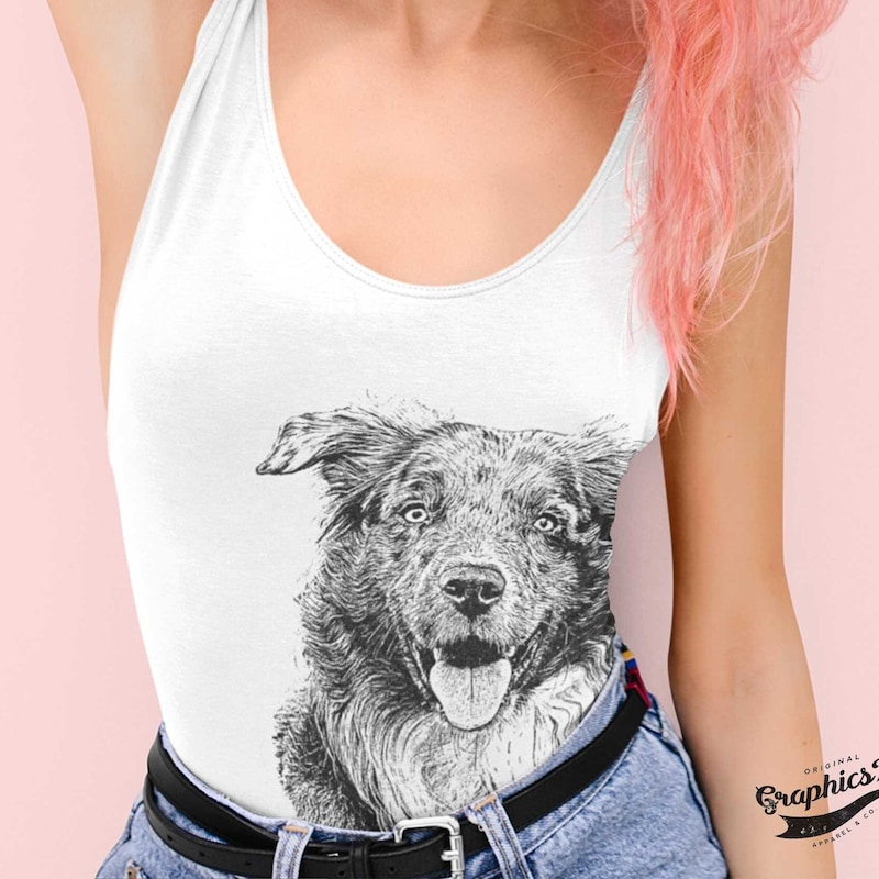 Personalized Thunder Pet Vintage AOP Big Dog's Tank Top - Upload Photo - Gift Idea For Your Dog