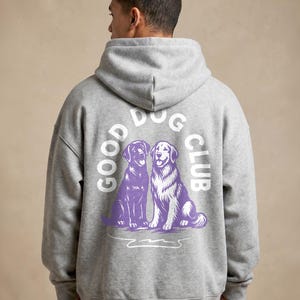 Dog Hoodie for Dog Mom Dog Dad, Good Dog Club Sweatshirt Gift for Dog Lover Golden Retriever Hoodie Dog Owner Pullover