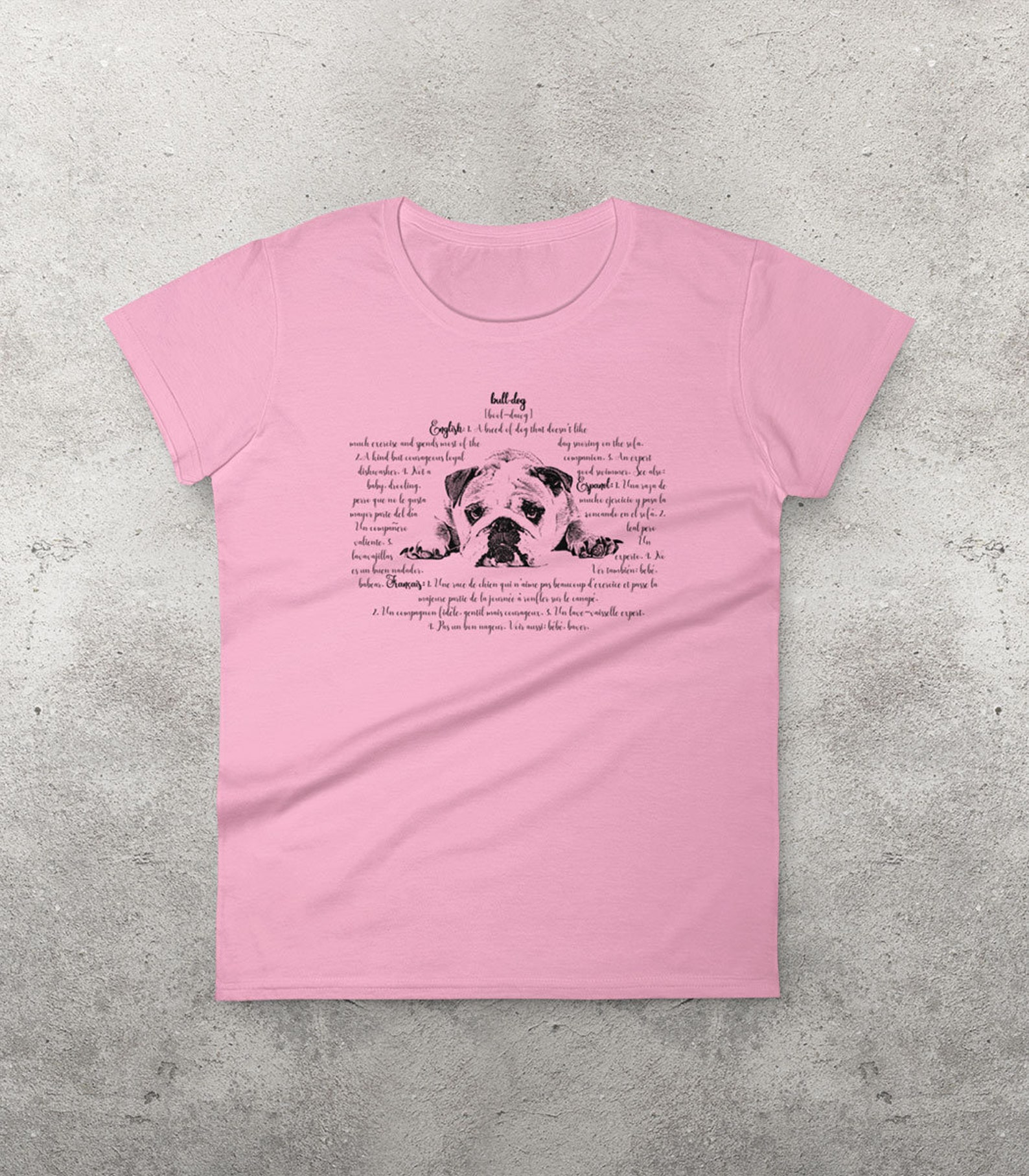 Bulldog T Shirt for Women Bulldog Mom Shirt Dog Mom Shirt Etsy
