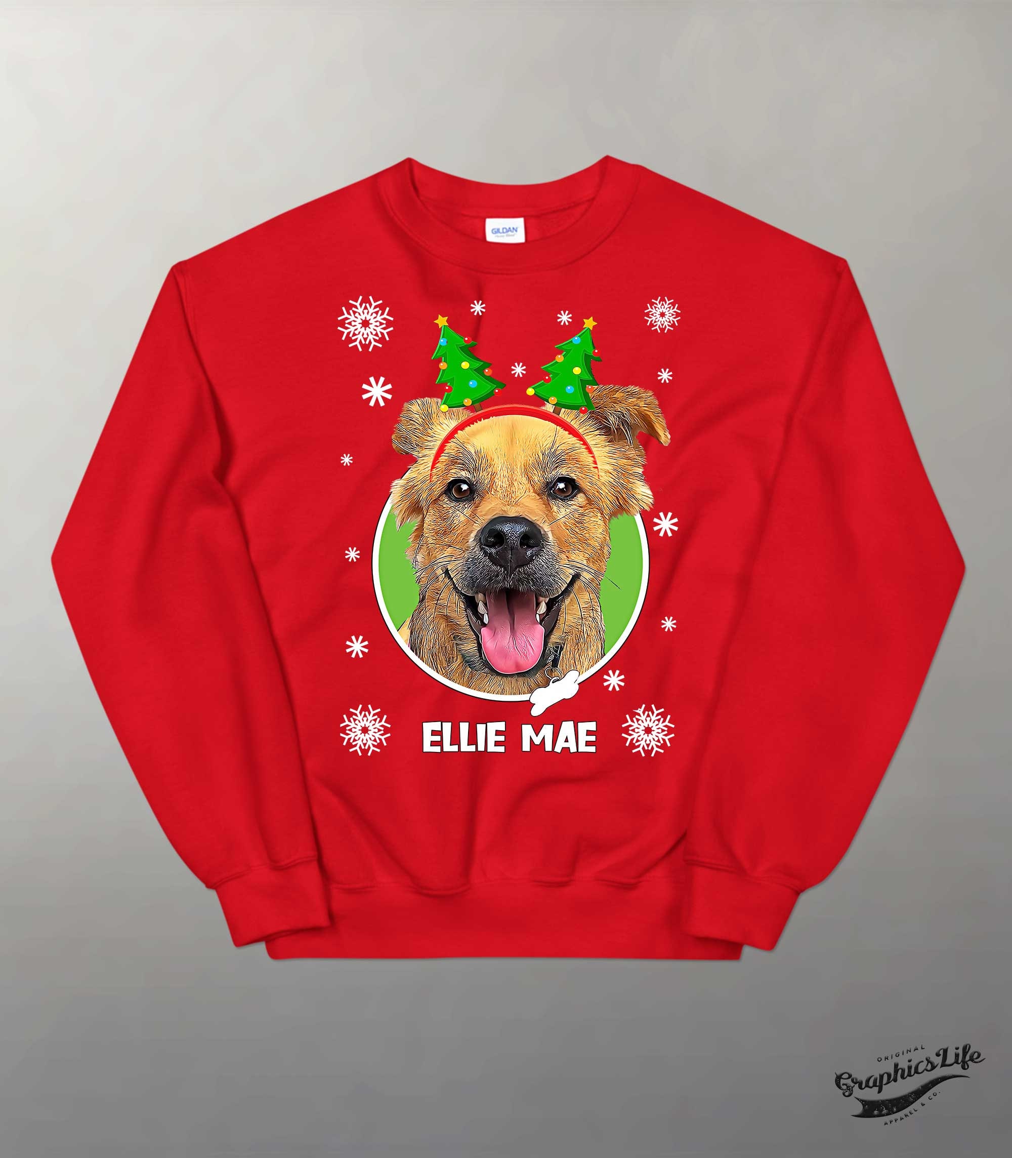 Christmas dog sweatshirt custom pet sweatshirt Etsy