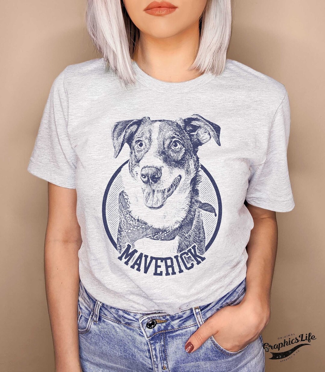 Custom Dog Shirt CARICATURE Personalized Dog Shirt Custom - Etsy UK