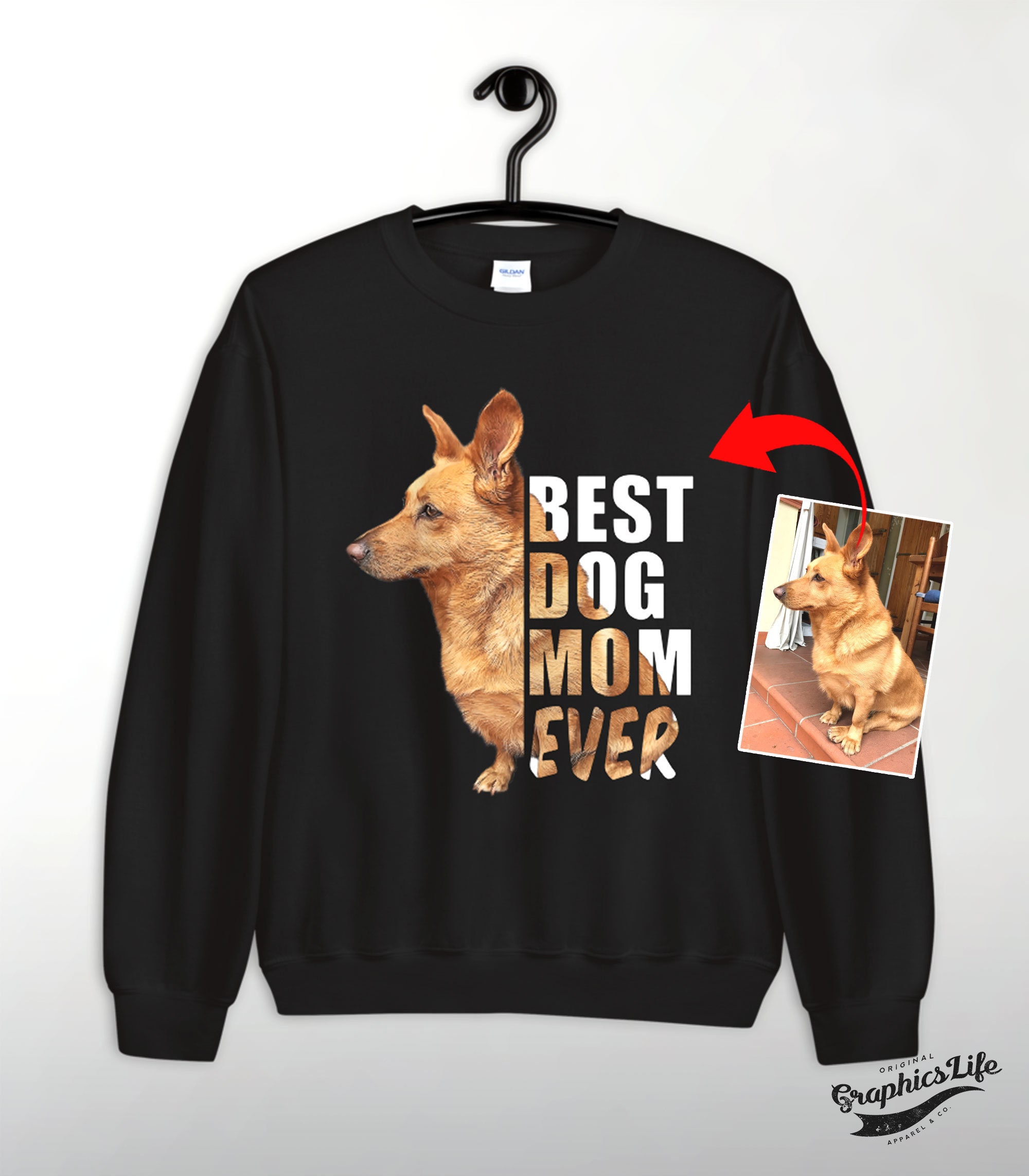 Personalized dog mom sweatshirt Clearance