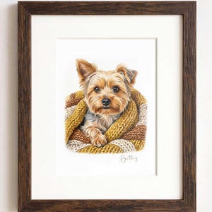 Custom Fall Printable Art Pet Portrait From Photo, Pencil Sketch Drawing (Digital Download)