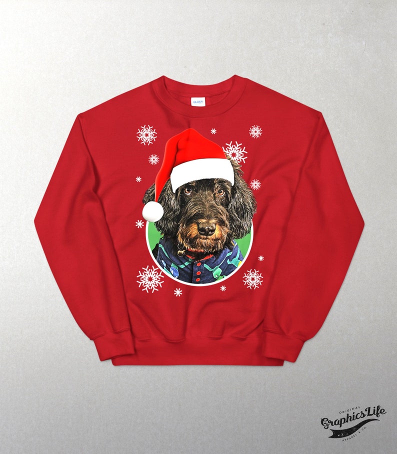 Custom dog sweatshirt Christmas gift pet sweatshirt | Etsy
