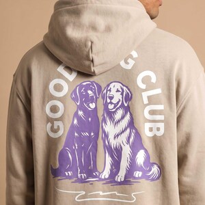 Anpassad hundnamnhoodie, Good Dog Club-tröja, hundmammapresent bild 10
