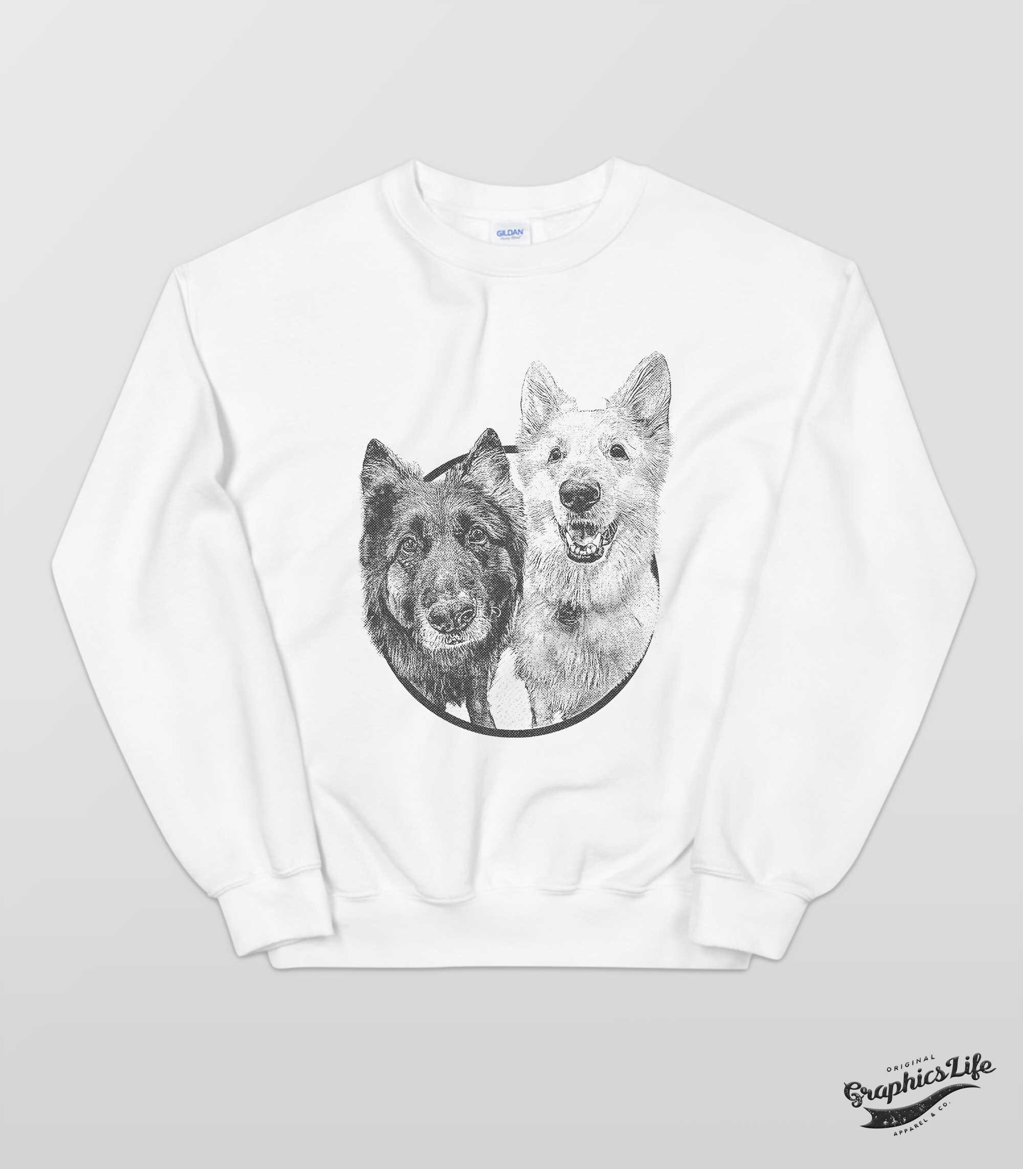 Dog lover sweatshirt custom sweatshirt dog sweater pet Etsy