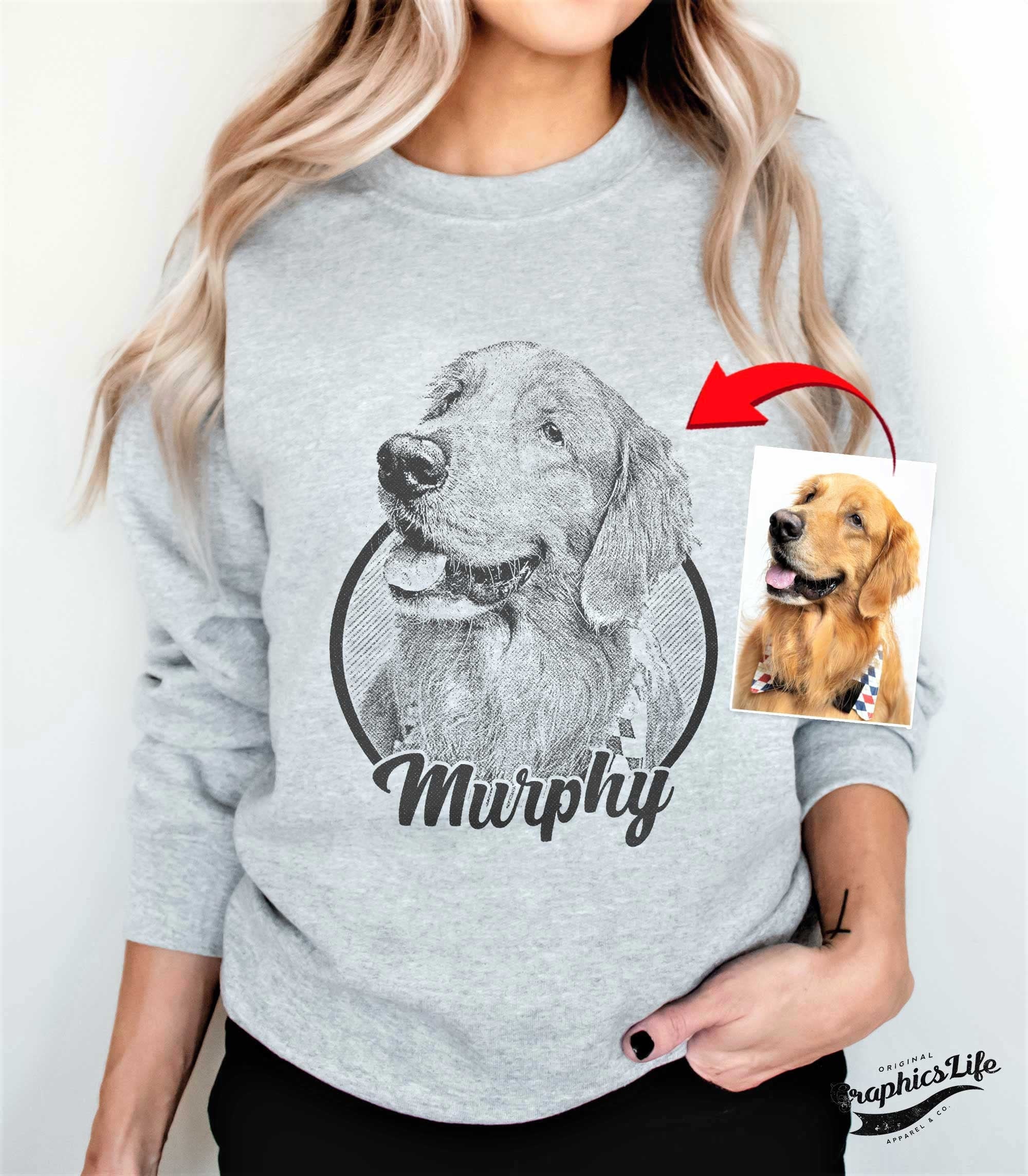 Dog lover sweatshirt/pet gift for dog owner/custom dog Etsy