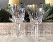 Waterford Lismore Pattern Wine Glasses set of 2