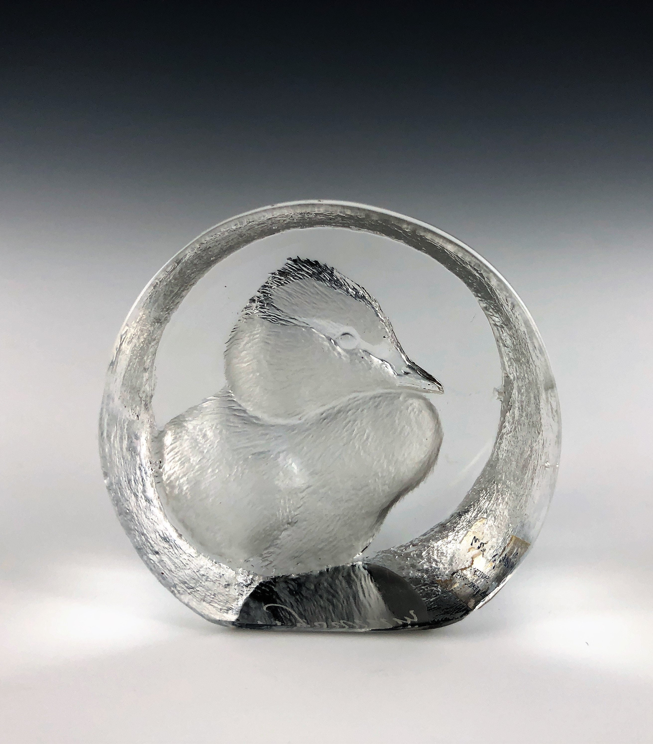 Mats Jonasson Sweden Clear Full Lead Crystal Signed Art Glass Etsy Italia