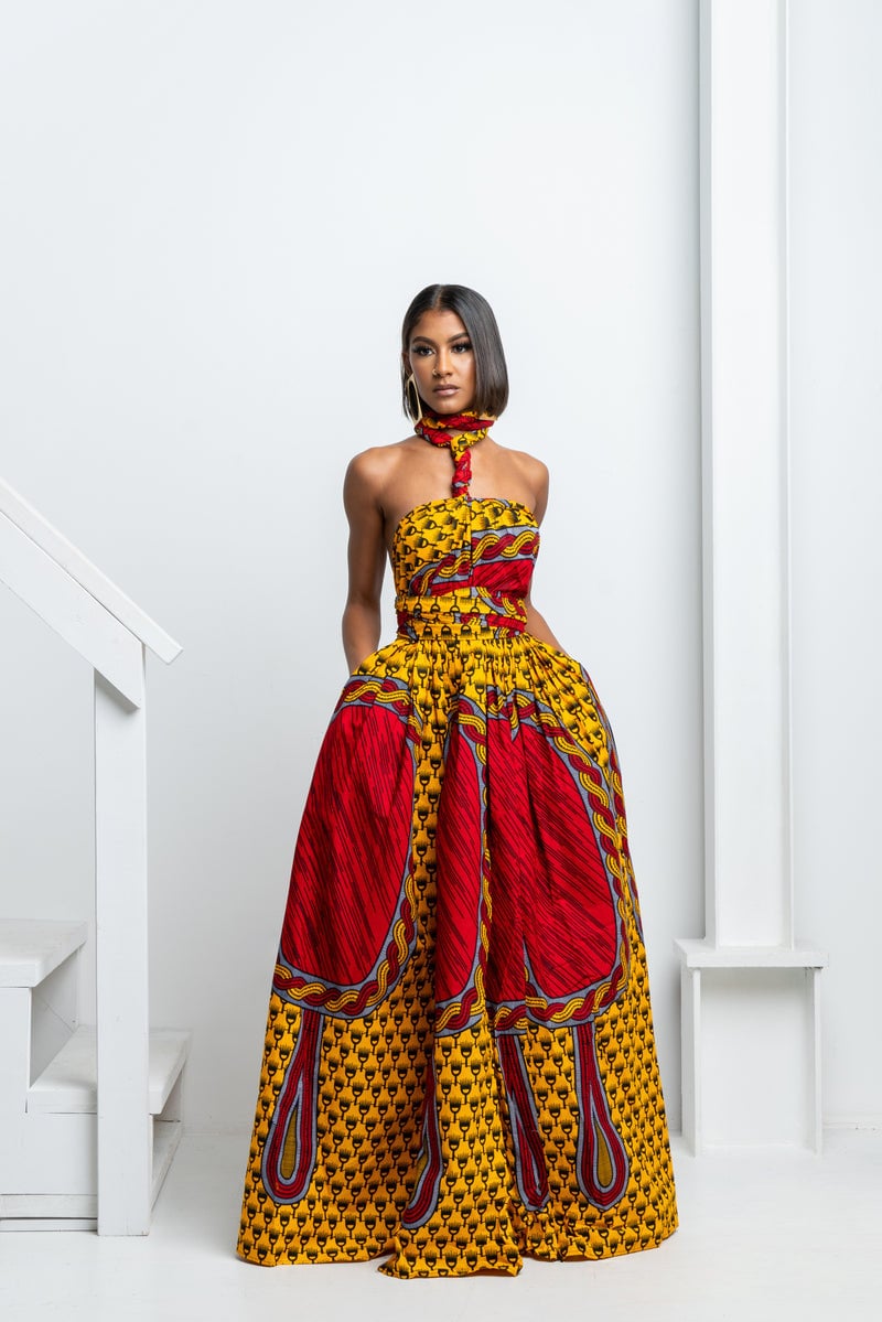 Ankara Dress Infinity Dress