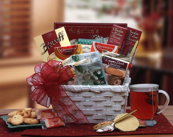 Gourmet Gift Baskets Tea Time Gift Basket Holiday Gift Baskets Corporate Gifts New Homeowner Gifts