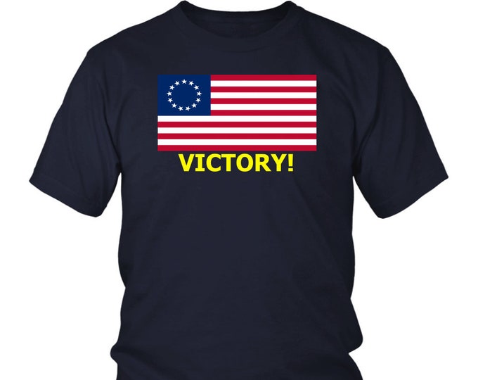 Betsy Ross Flag Shirt 1776 Betsy Ross Flag Shirt Original 13 Colonies Flag Victory Flag - District Unisex Shirt