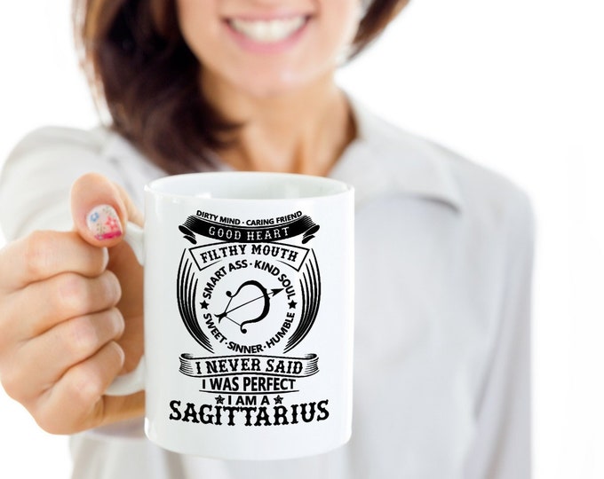 Funny Sagittarius Gift Mug for Family and Friends with B-day in November and December