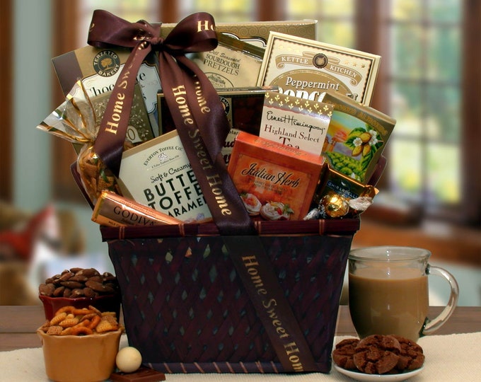 Gourmet Gift Baskets / Home Is Where The Heart Is Gift Basket / Holiday Gift Baskets / Corporate Gifts / New Homeowner Gifts