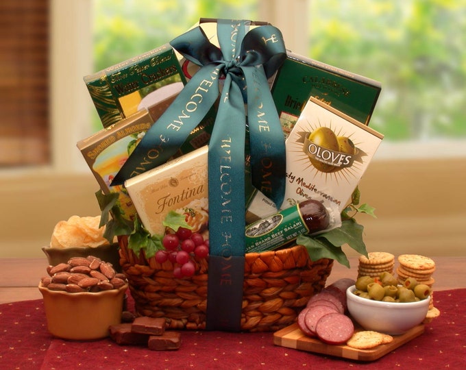 Gourmet Gift Baskets / Congratulations On Your New Home / Housewarming Basket / Holiday Gift Baskets / Corporate Gifts / New Homeowner Gifts