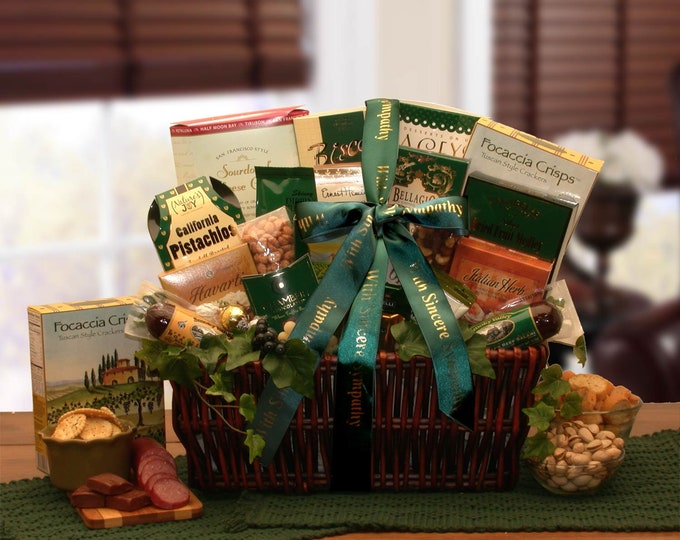 Sympathy Gift Baskets With Our Sincerest Sympathy Gift Basket Bereavement Gift Memorial Gift Condolence Gift Basket