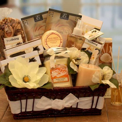 Women's Gift Baskets Spa Gift Basket for Her Spa Therapy Etsy