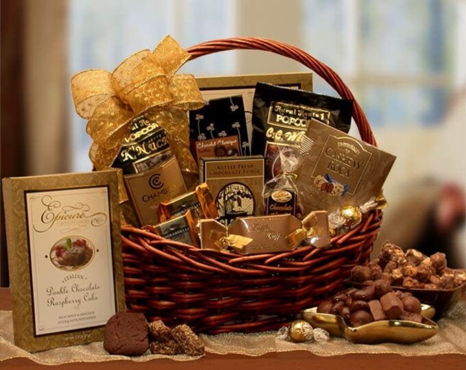 Gourmet Gift Baskets Chocolate Gourmet Gift Basket Holiday Gift Baskets Corporate Gifts New Homeowner Gifts