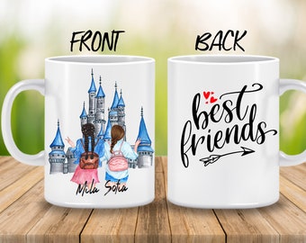 Best Friend Gift Mugs Custom Friend Gift Mugs Best Friends Forever Gift Besties Gift Mug Best Friend Gifts Long Distance Gifts