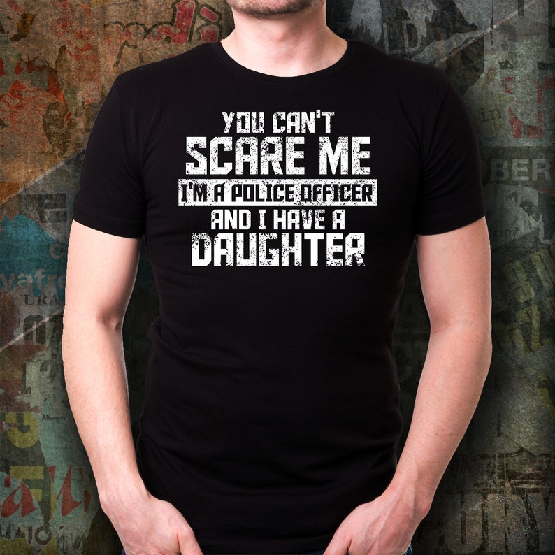 Funny Police Officer Dad T-shirt/ Funny Police Officer Mom - Etsy