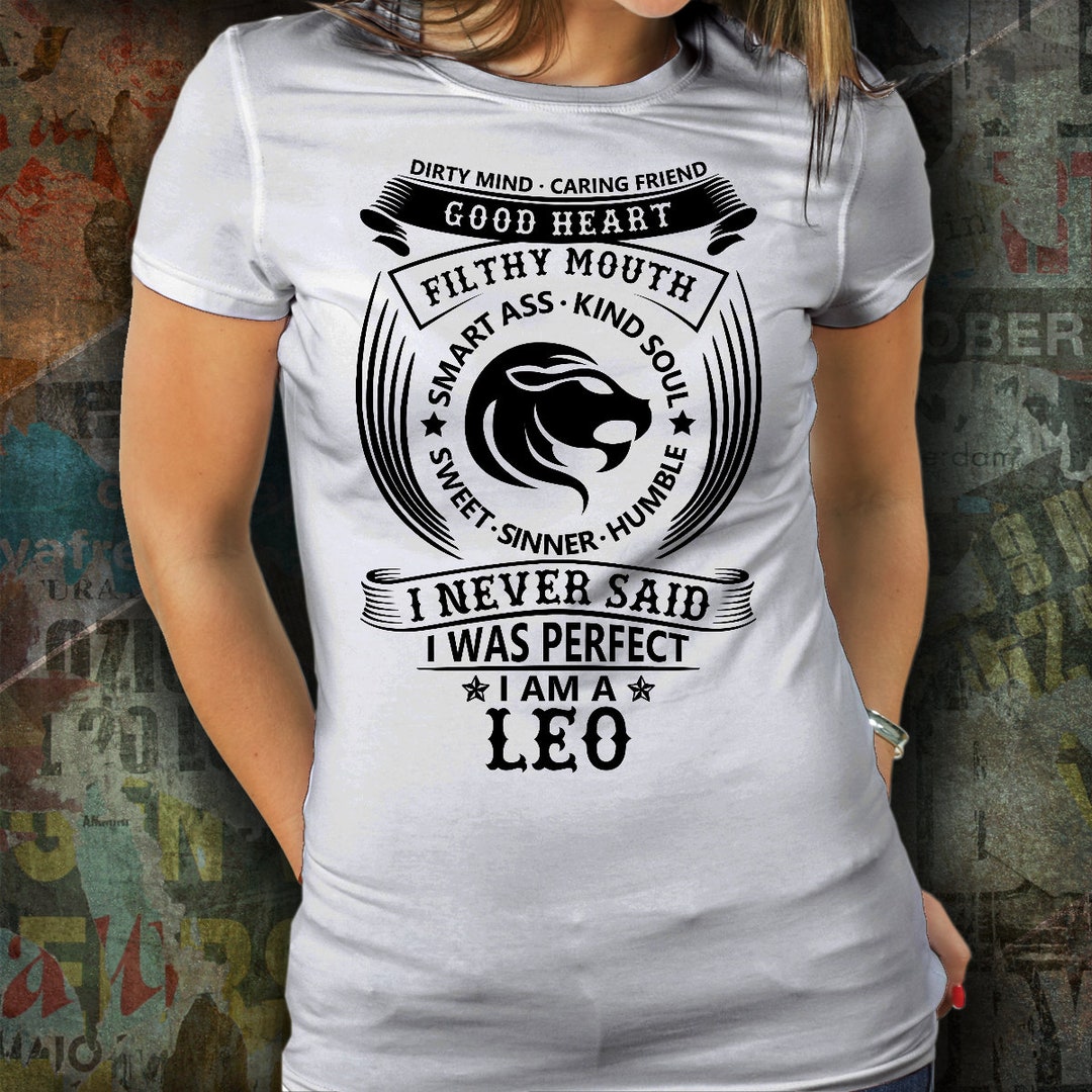Leo Sign Tshirt/ Funny Leo Sign Tshirt/ Astrology Leo Sign Tshirt