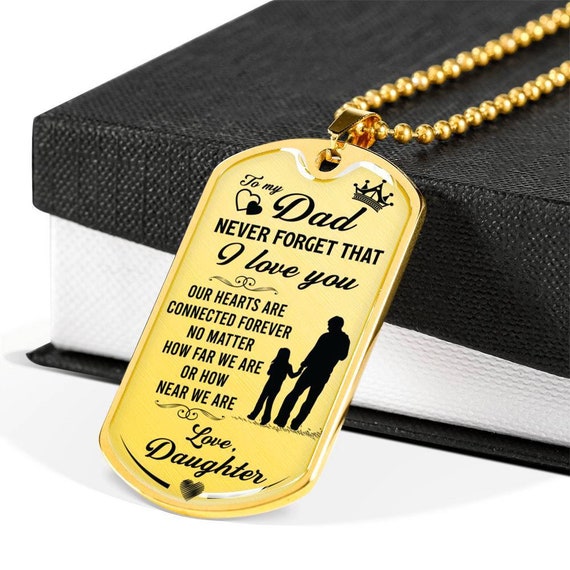 Father Luxury Military Dog Tag - Etsy