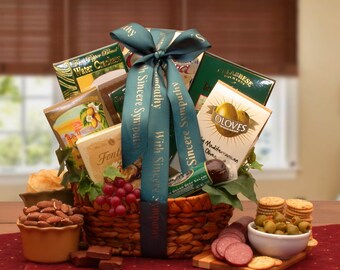 Sympathy Gift Baskets In Loving Memory Sympathy Gift Basket Bereavement Gift Memorial Gift Condolence Gift Basket
