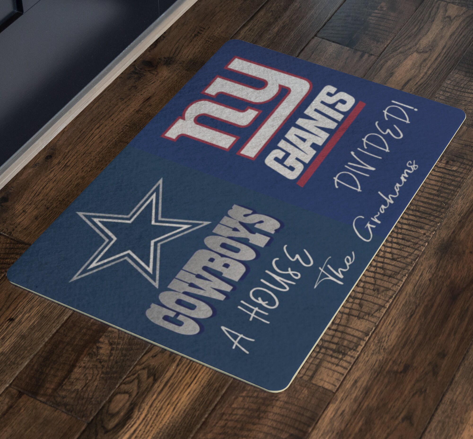 Custom A House Divided Door Mat