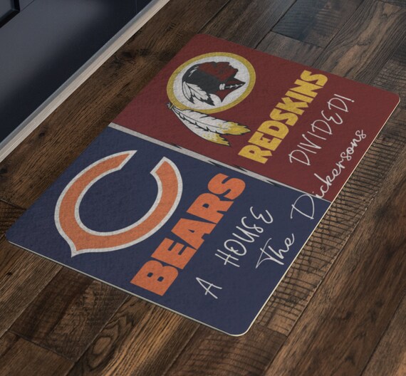 Customized A House Divided Door Mat Sports Fan Doormat