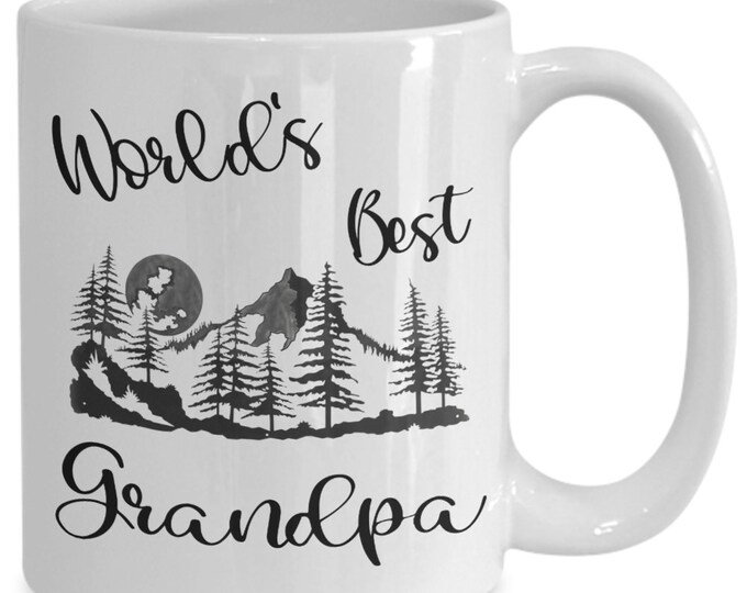 World's Best Grandpa Mug, Grandpa Mug, Worlds Best Grandpa, Father's Day Grandpa Gift, Gifts For Grandpa, Pop Pop Mug, Grandfather Mug
